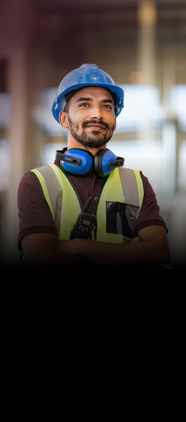Man in a hardhat